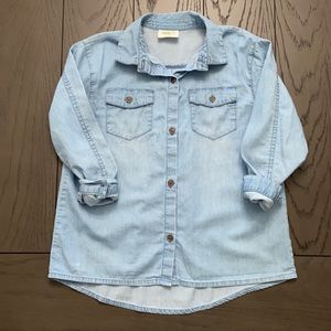 Girls Crazy 8 Button Down Shirt Size 7-8